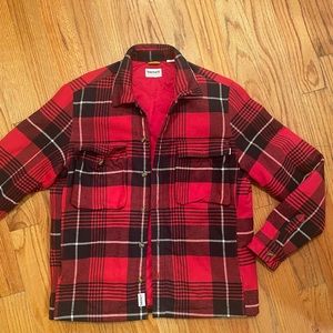 NWOT Timberland Plaid Jacket Sz M